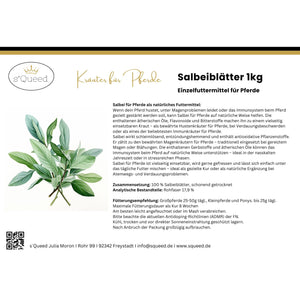 Salbei Pferd - Hustenkräuter für Pferde - Magenkräuter & Immunkräuter