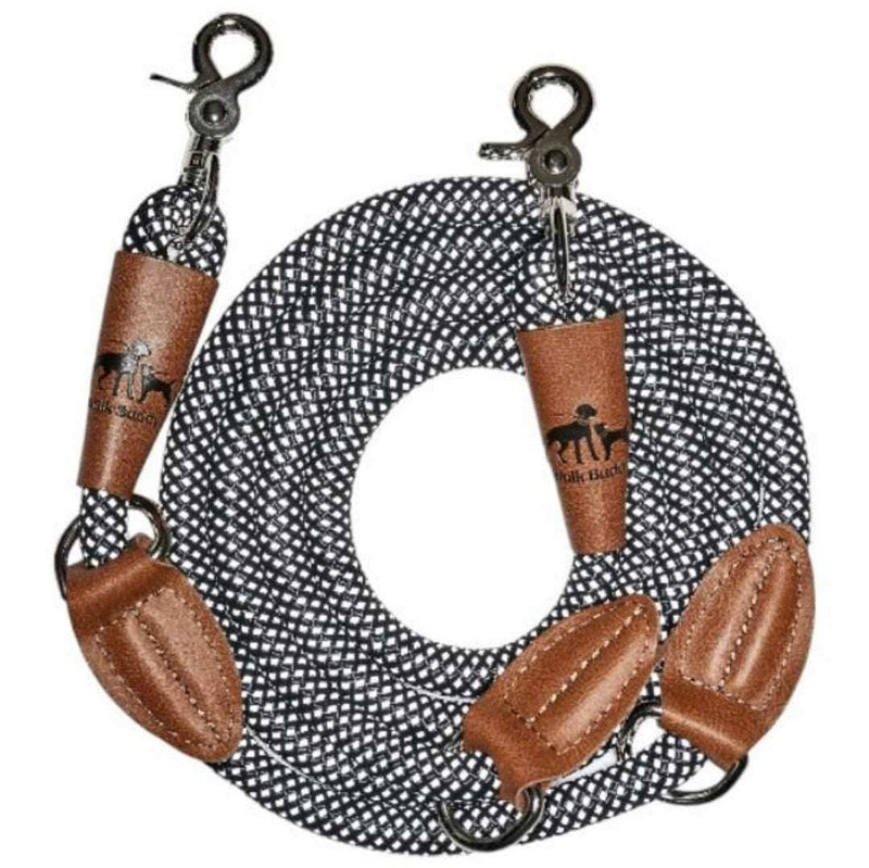 Reflektionsleine GLOW stark reflektierend längenverstellbar und vegan