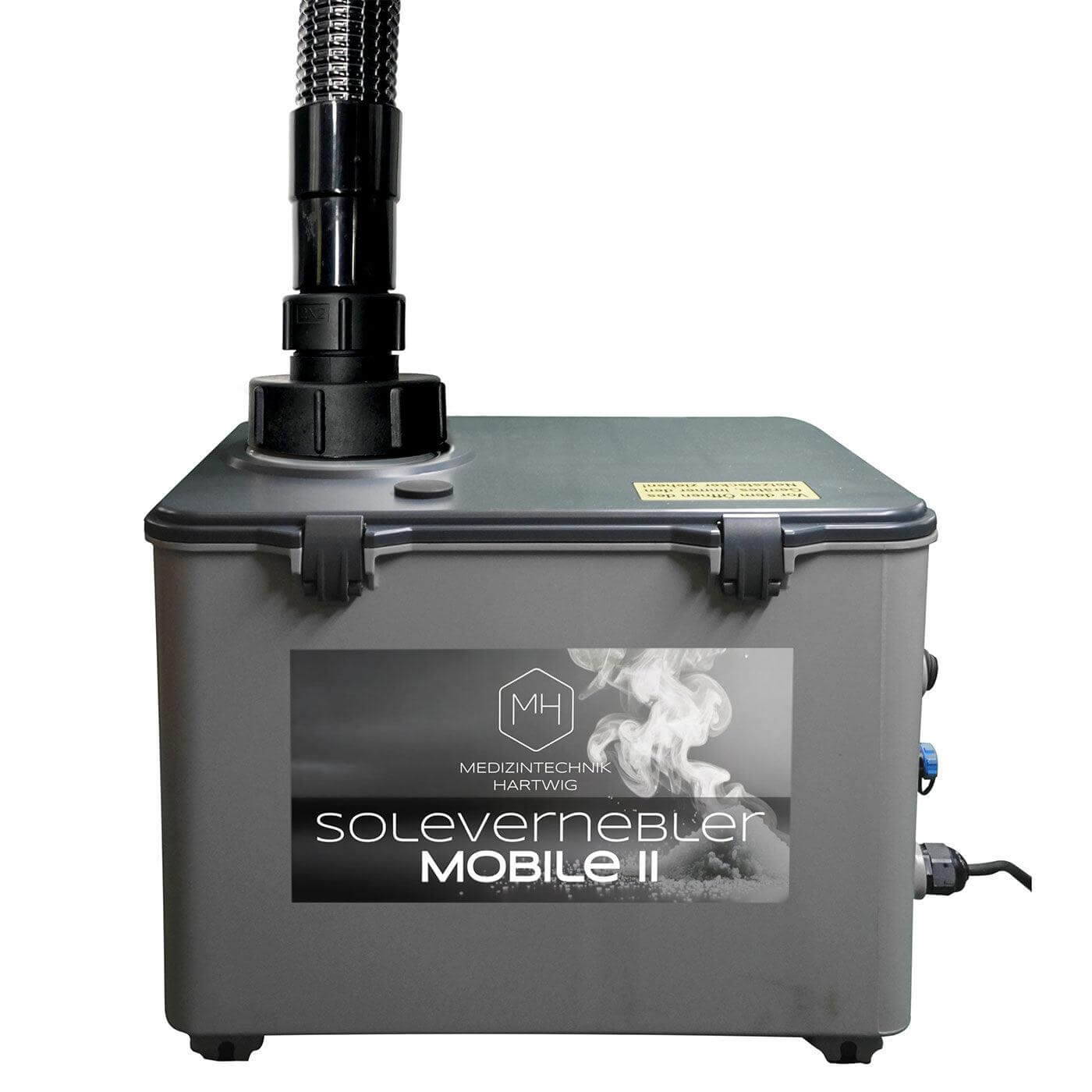 Sole Großraumvernebler Mobile II 50ml/min Starter Paket für Salzspielplätze und Salzgrotten