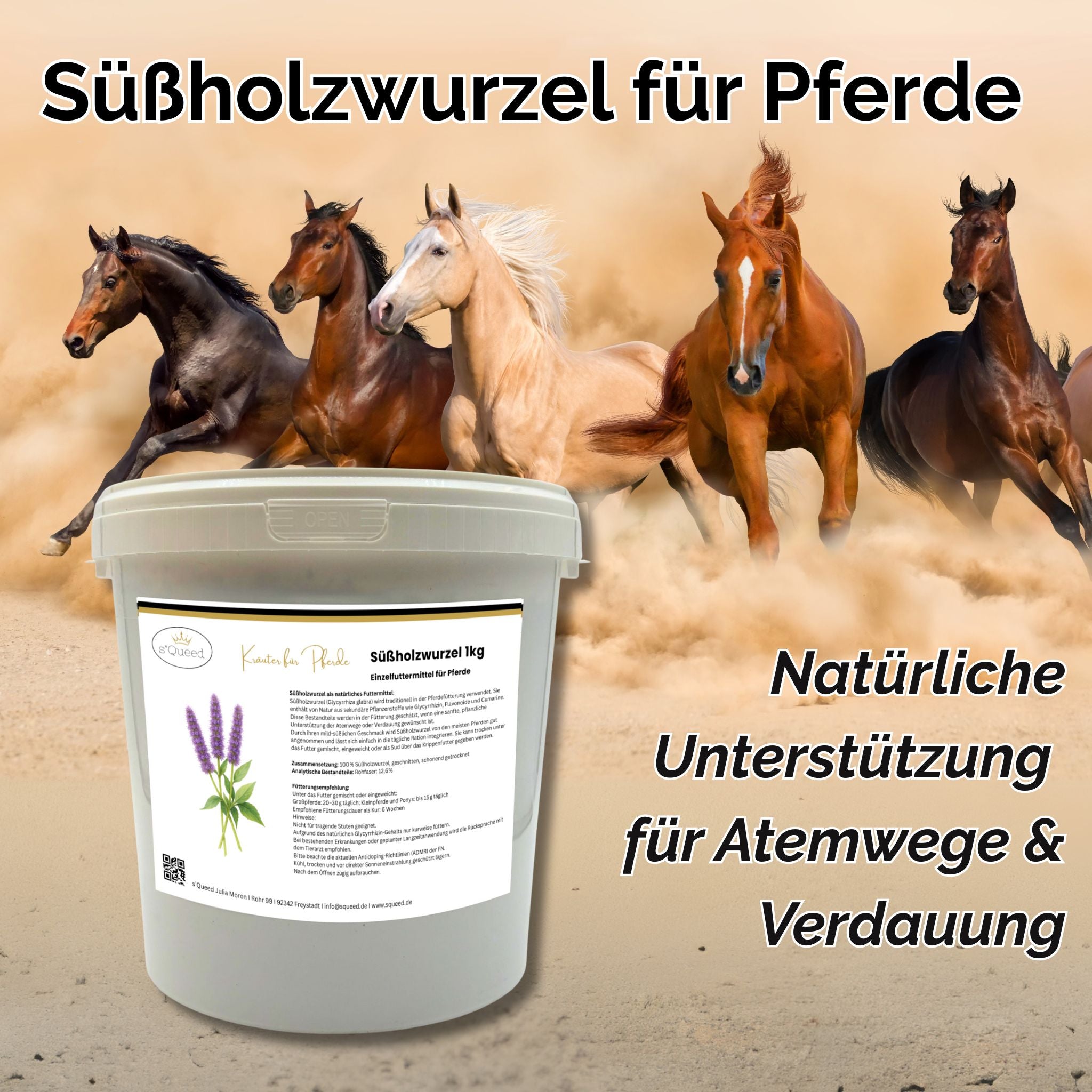Süßholzwurzel Pferd 1kg