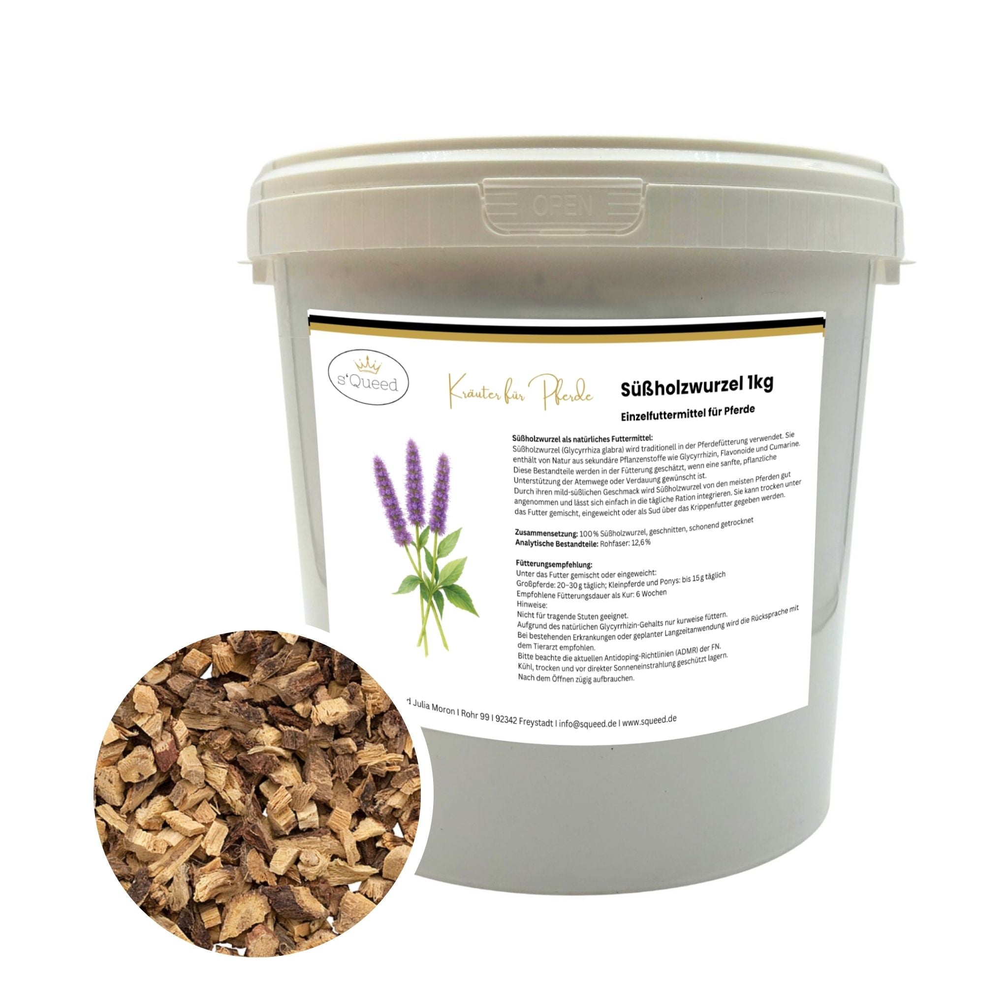 Süßholzwurzel Pferd 1kg