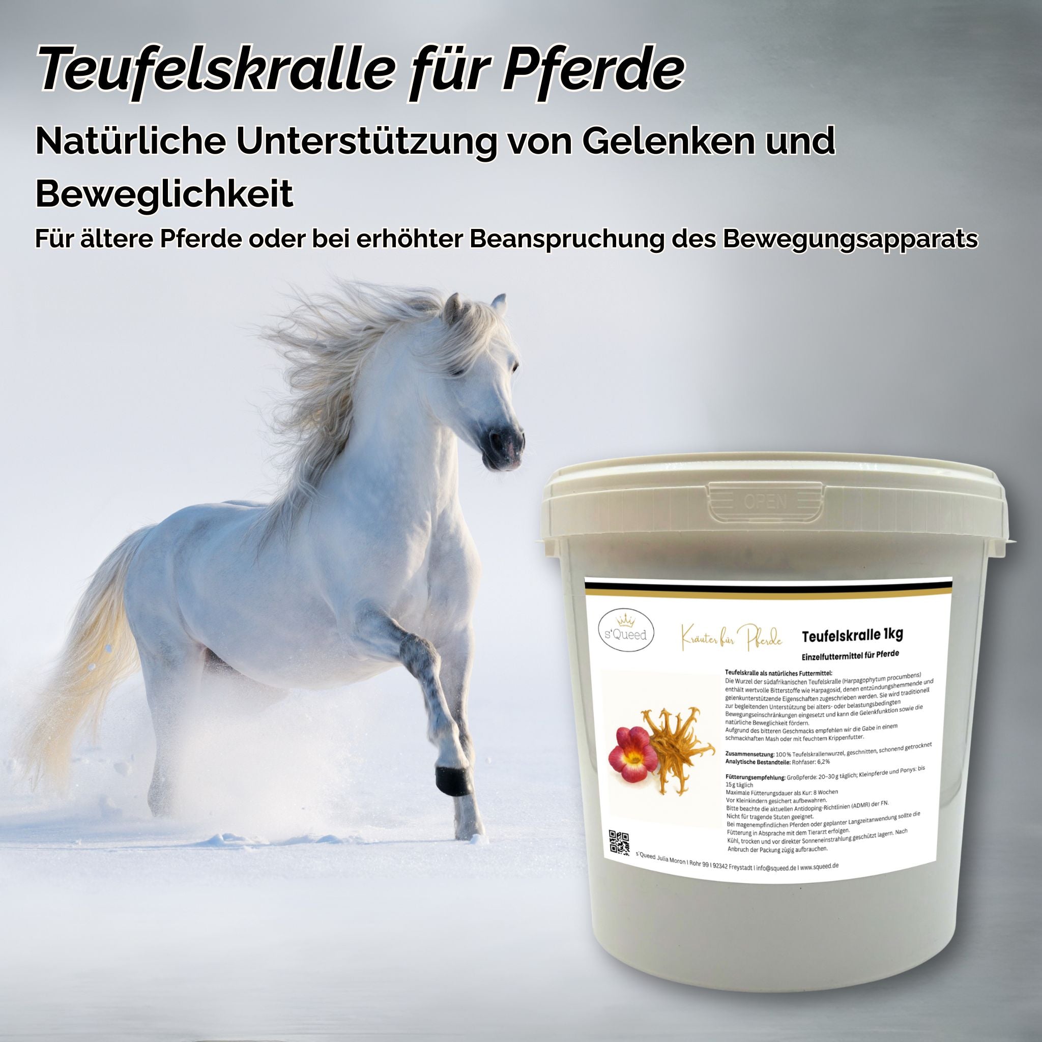 Teufelskralle Pferd geschnitten 1kg