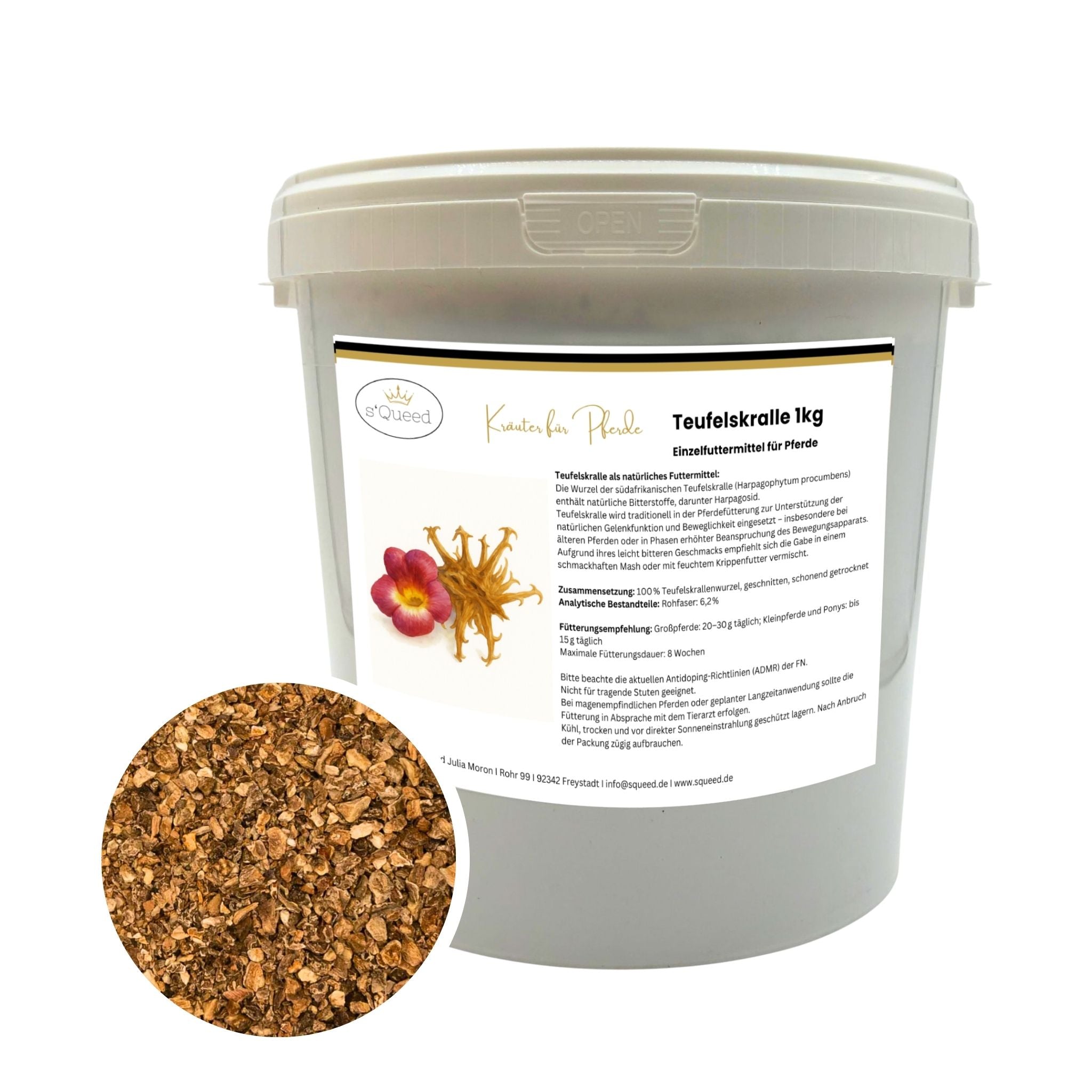 Teufelskralle Pferd geschnitten 1kg