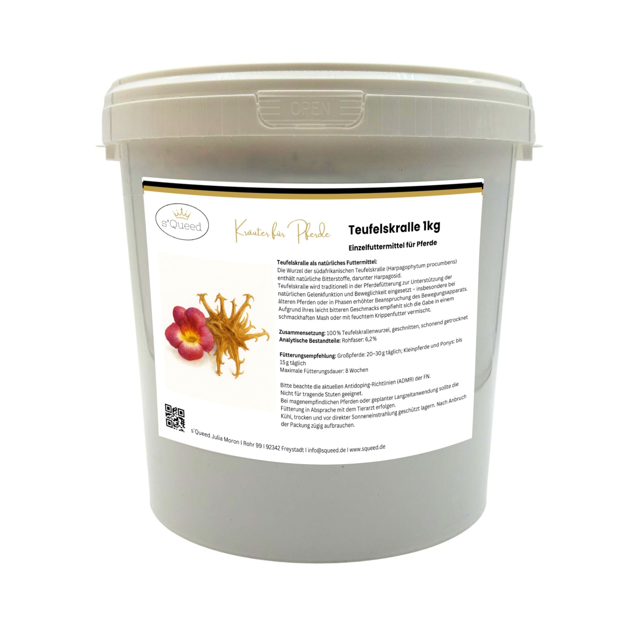 Teufelskralle Pferd geschnitten 1kg