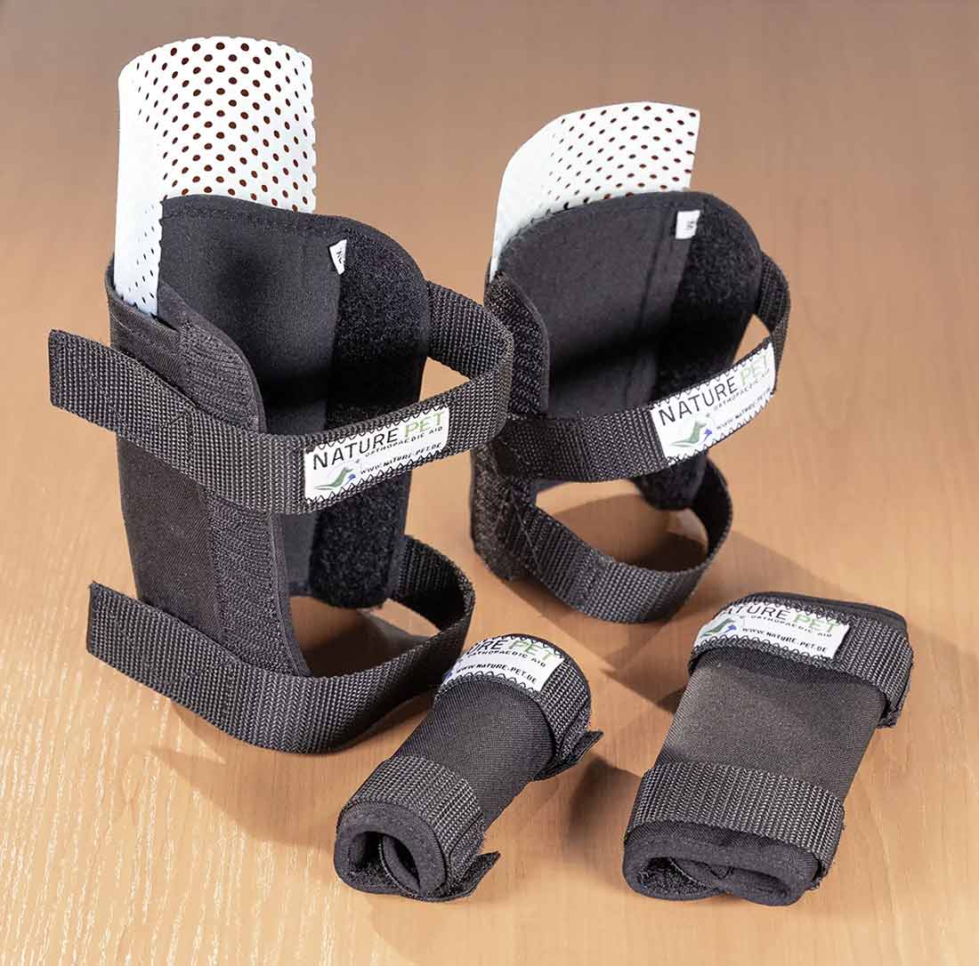 Durchtrittigkeits Bandage für Hunde mit Turbocast