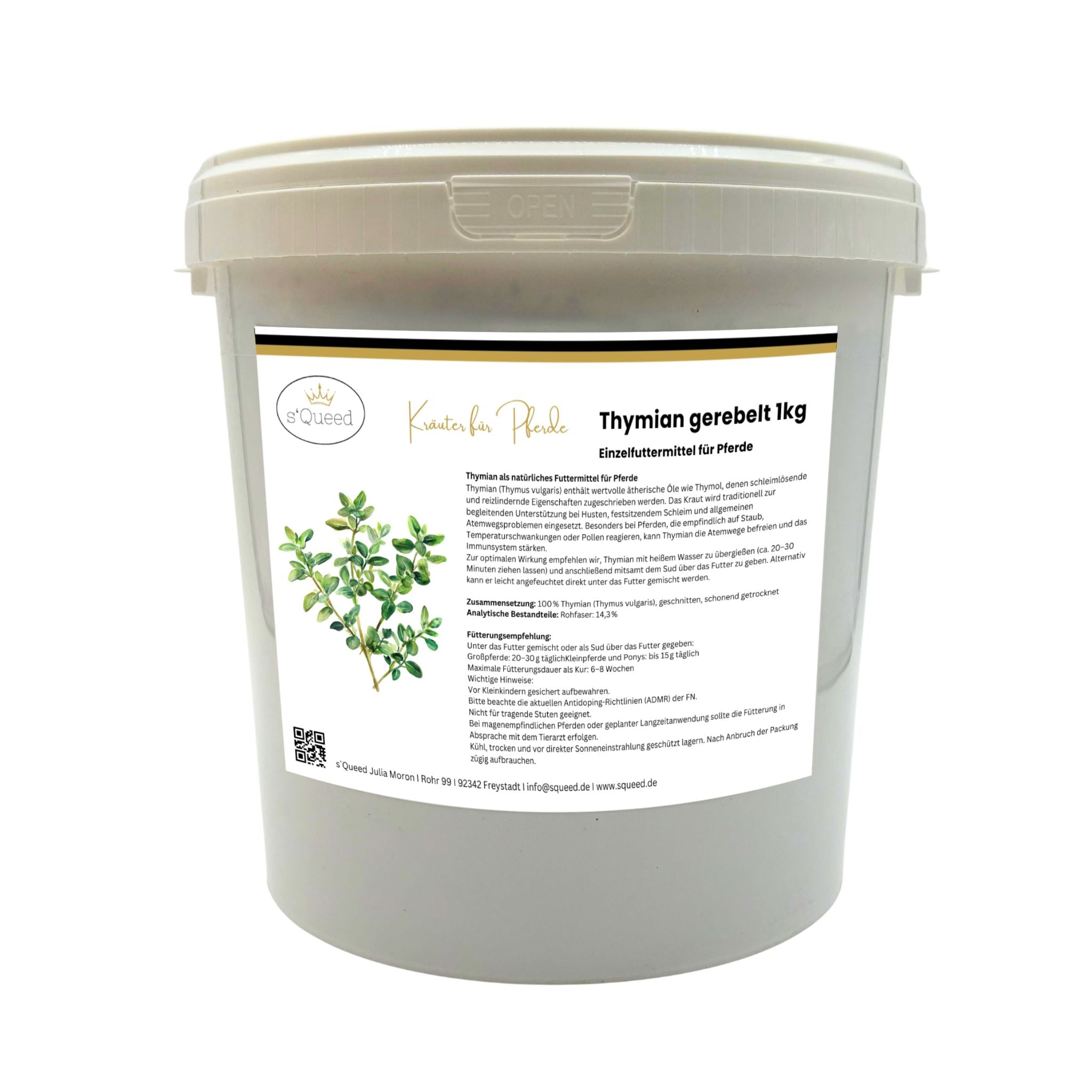 Thymian Pferd - Hustenkräuter für Pferde - Schleimlöser Pferd