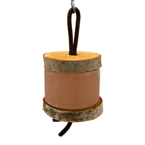 Birkenholz Halterung für Himalaya Lecksteine (1kg) und Schleck Twister Spielzeuge