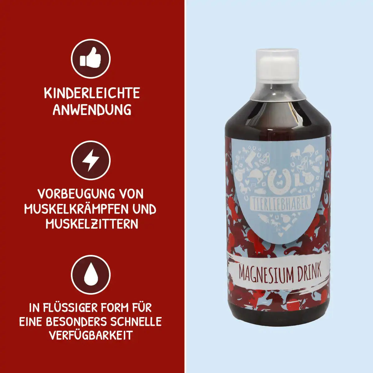 Tierliebhaber Magnesium Drink Pferd