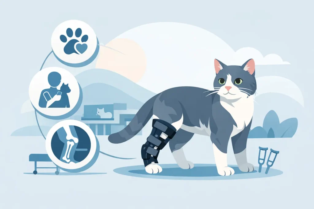 Katze Orthese Hinterlauf - wann sie hilft