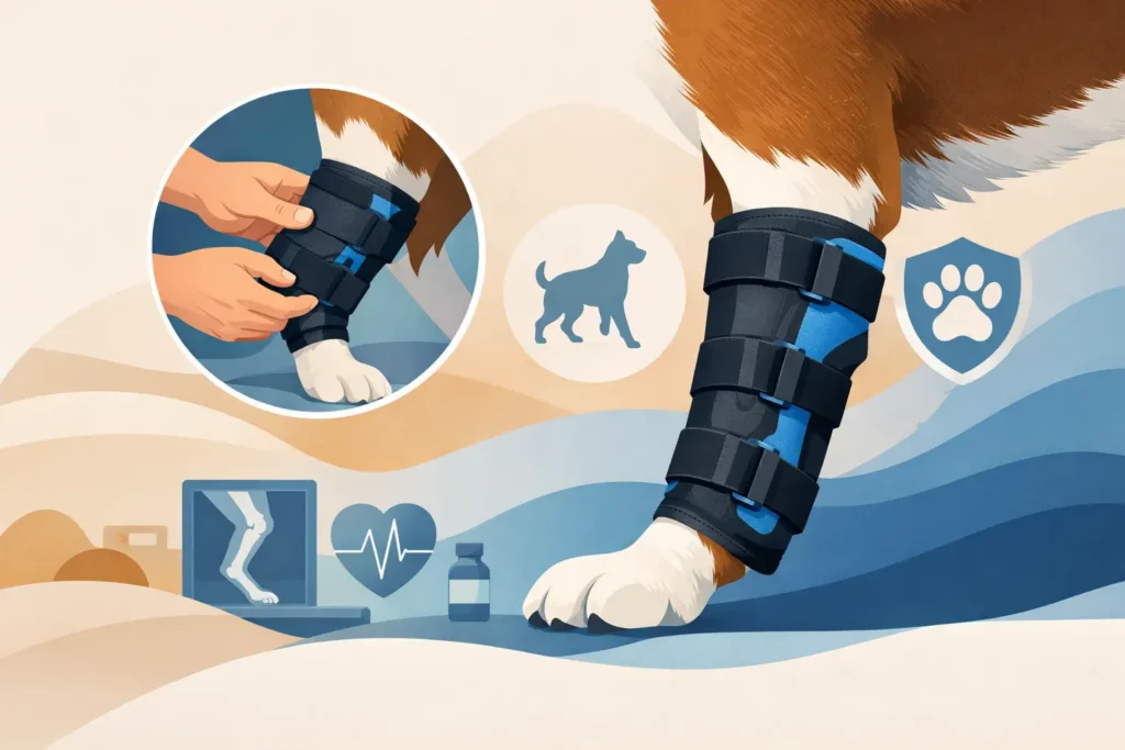 Maßbandage für Hundebein - wann sie hilft
